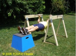 TODAY Fitness How to make a Dip and Row Station